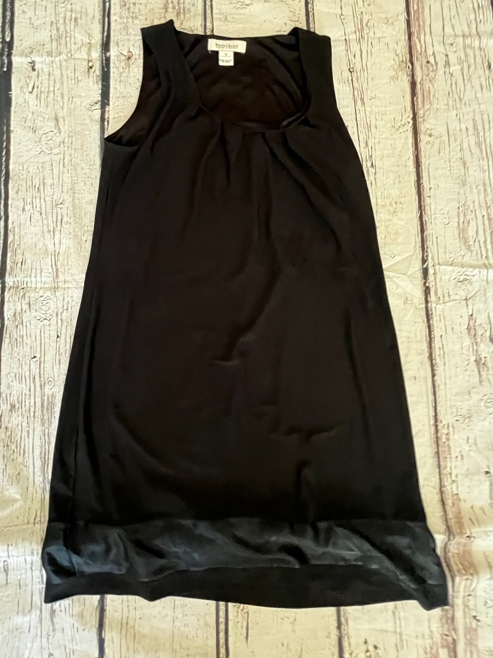 White House Black Market Modern Muse Black Sleeveless Tank Dress
